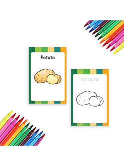 Baby's First Vegetables Flash Cards