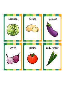 Baby's First Vegetables Flash Cards