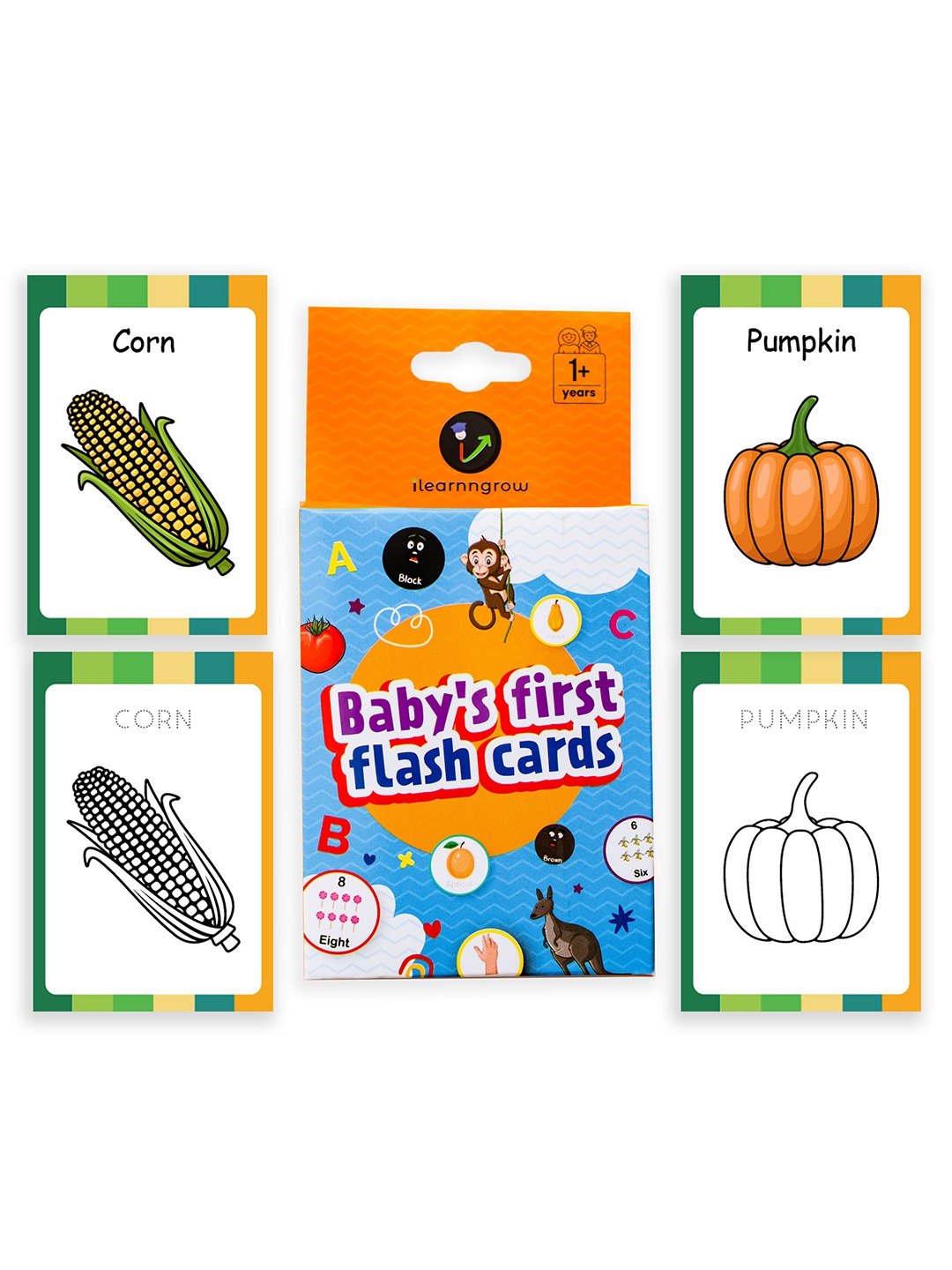 Baby's First Vegetables Flash Cards