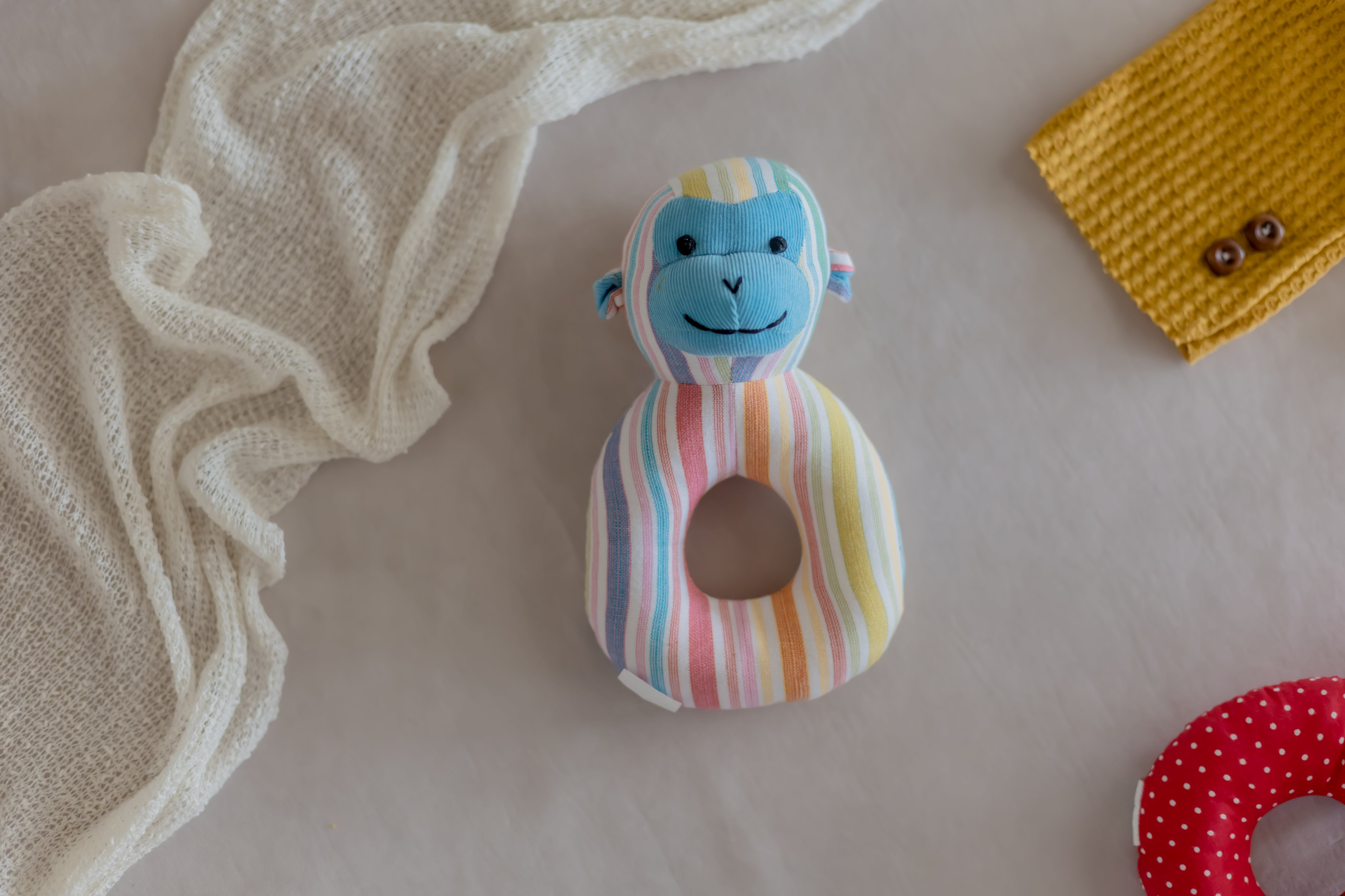 ilearnngrow Monkey Face shaped Rattle