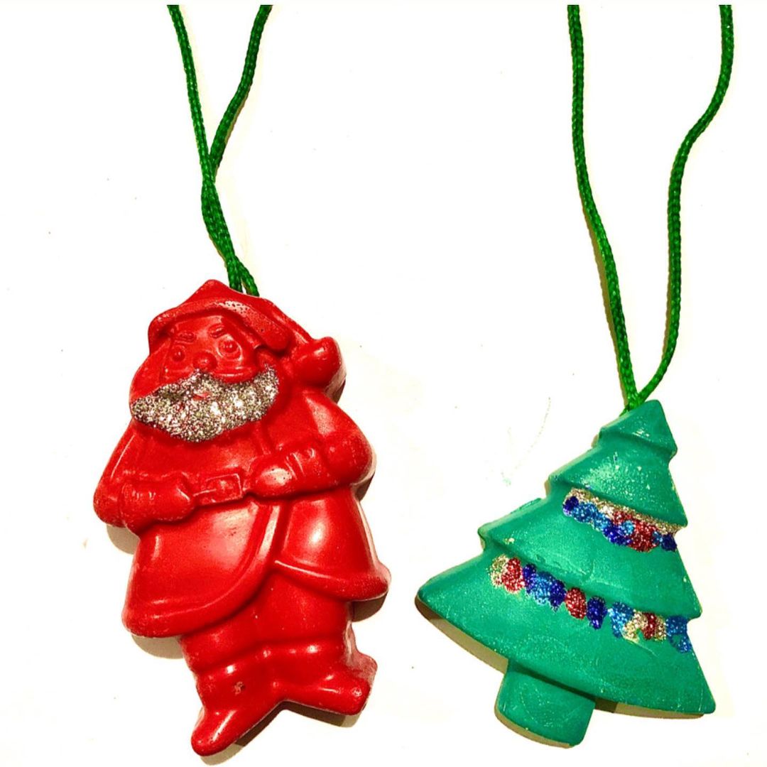 Christmas Tress Décor Crayon set of 6