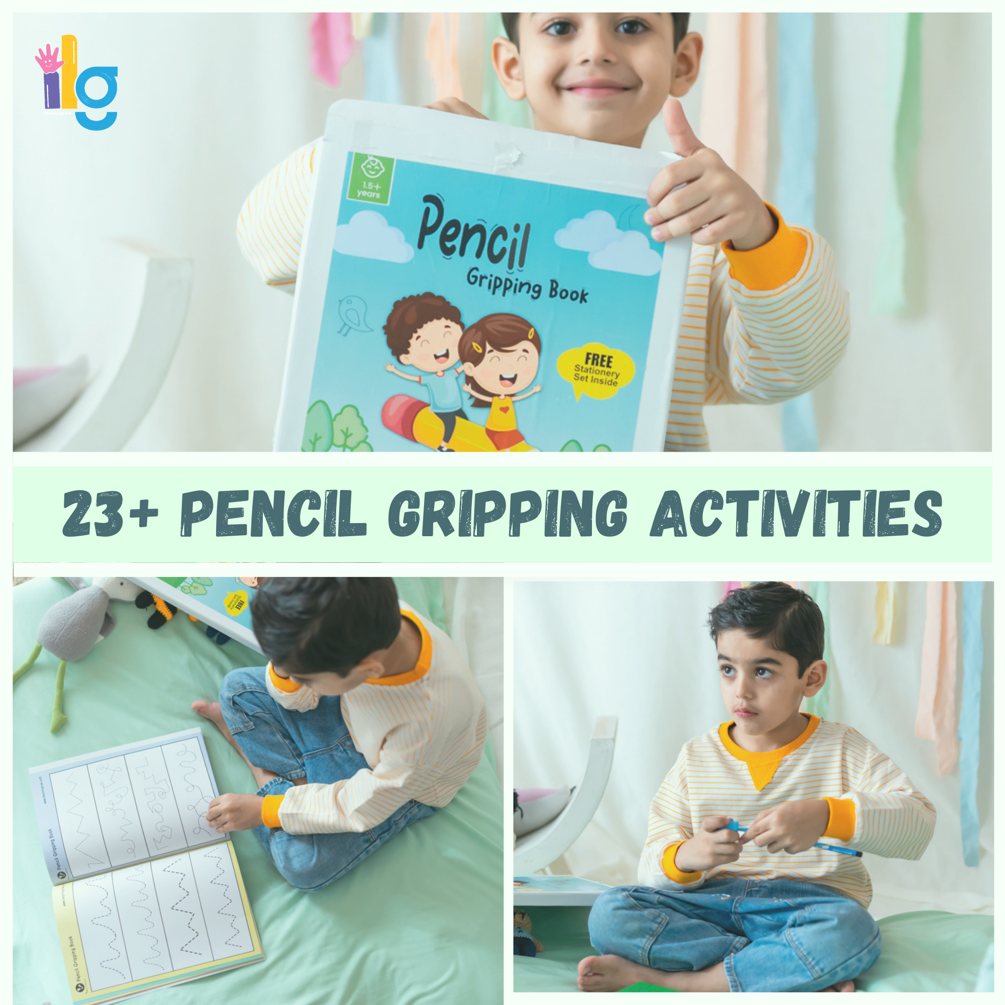 ilearnngrow Pencil gripping Workbook