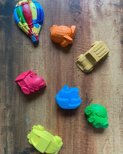 Vehicle Crayon - set of 8