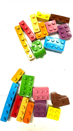 Building Block Crayons set of 8