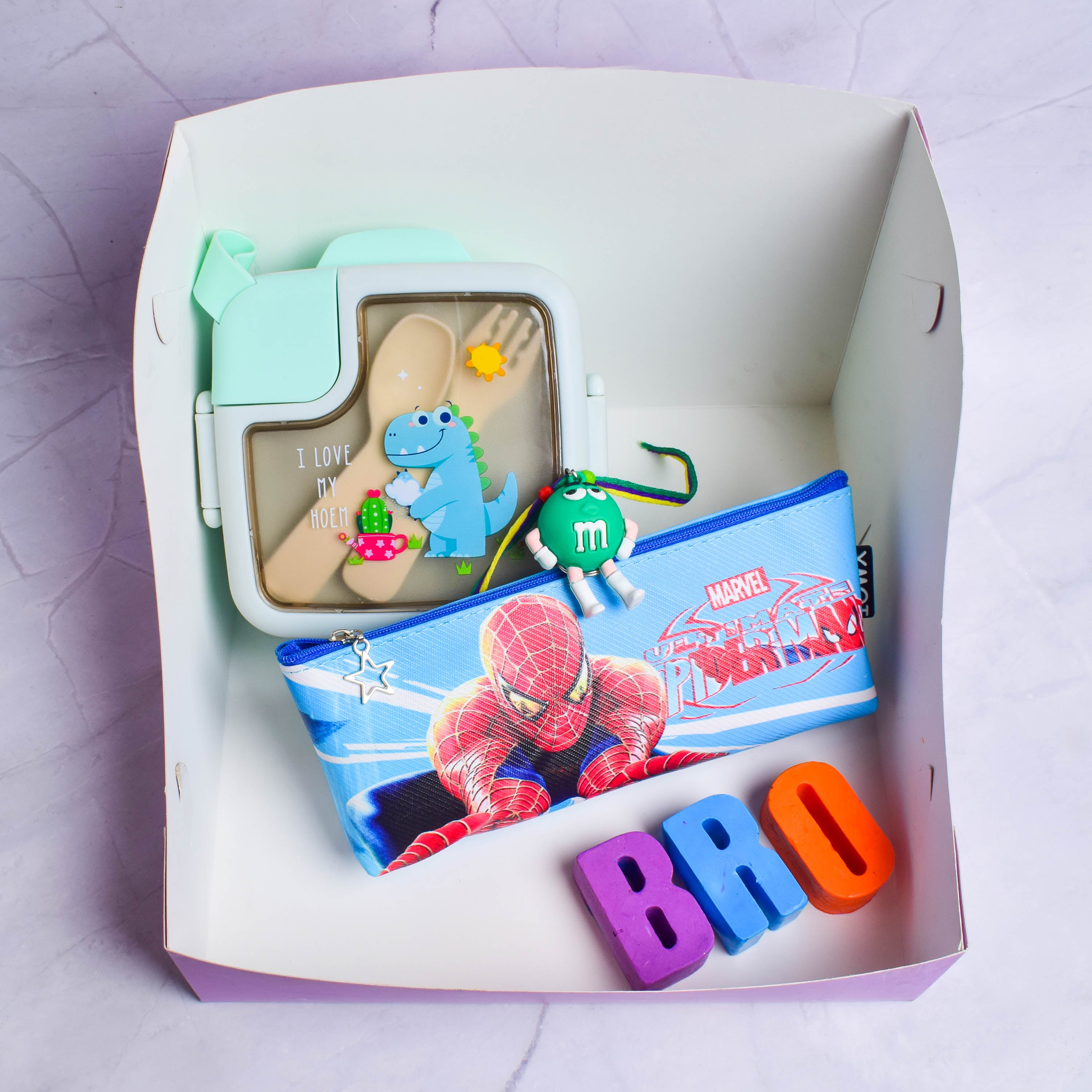 ilearnngrow Bento Box - Stationery Box Rakhi Hamper