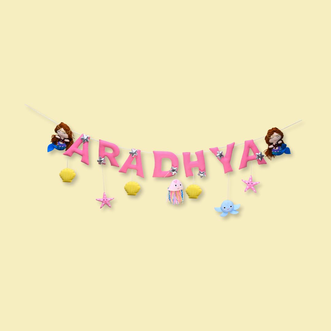 ilearnngrowMystique Mermaid Magic Personalised Name Bunting