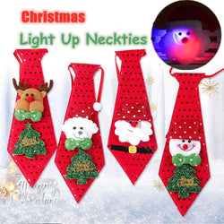 ilearnngrow Christmas Light Up Neck Tie