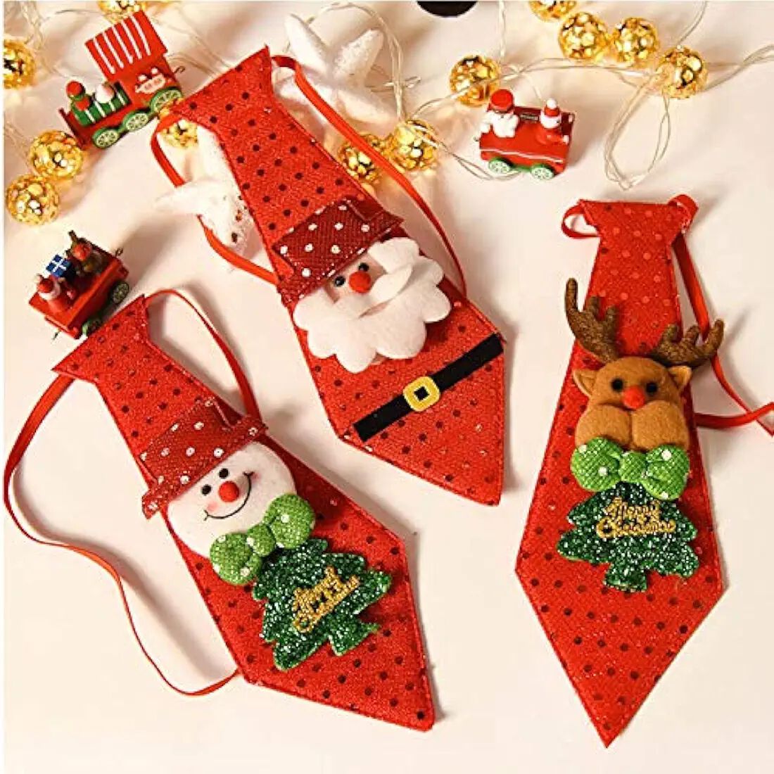 ilearnngrow Christmas Light Up Neck Tie