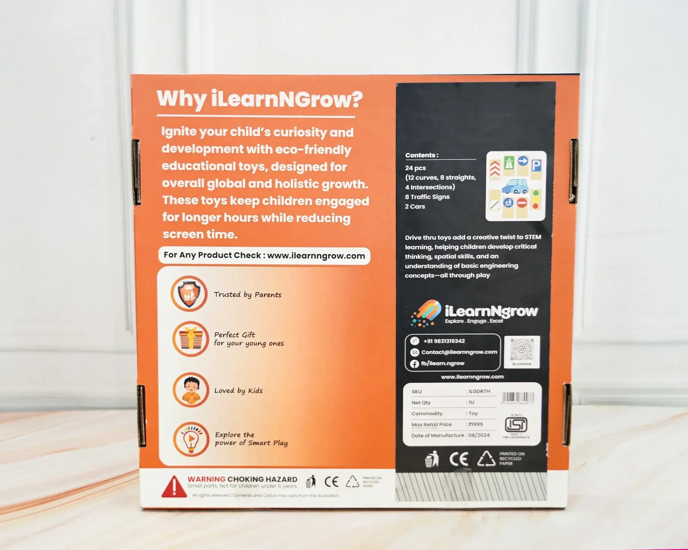 Road Tracks Set Game – Toy Car Track Set for Kids - ilearnngrow Learning Solutions Pvt Ltd