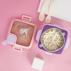 ilearnngrow Bento Box - Unicorn- Square