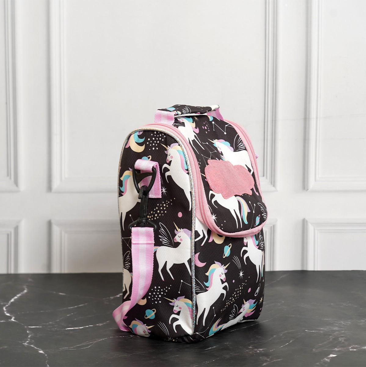 Insulated Lunch Box Bag- Unicorn Pink