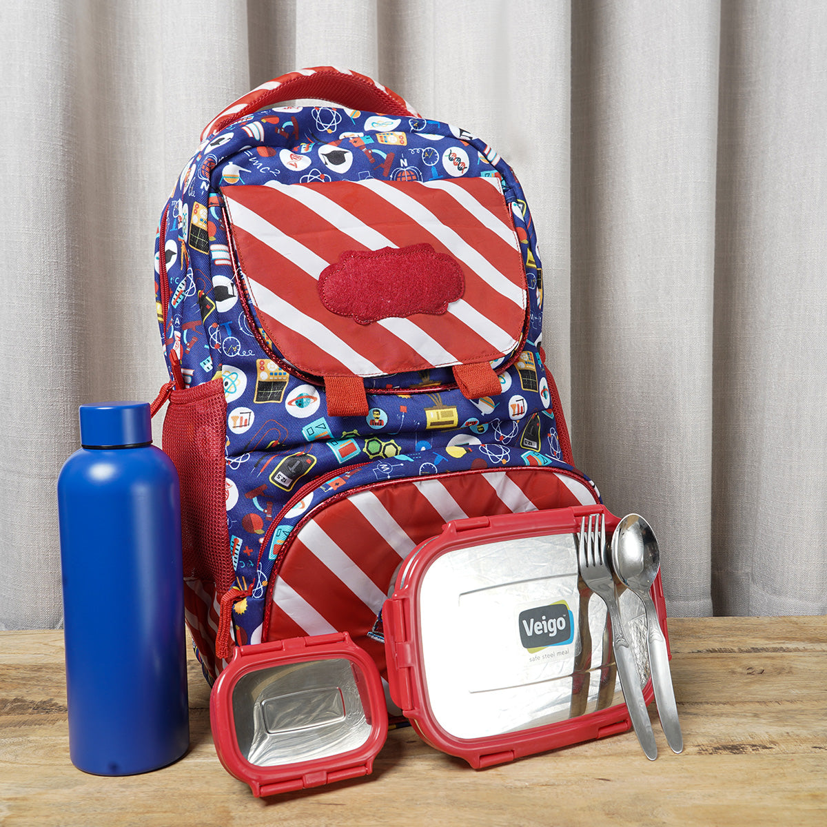 School Essential Backpack Combo -space