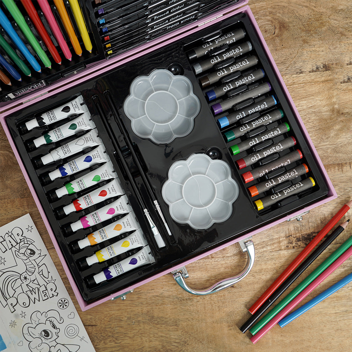 ilearnngrow 67 Pieces Colouring Set- Unicorn