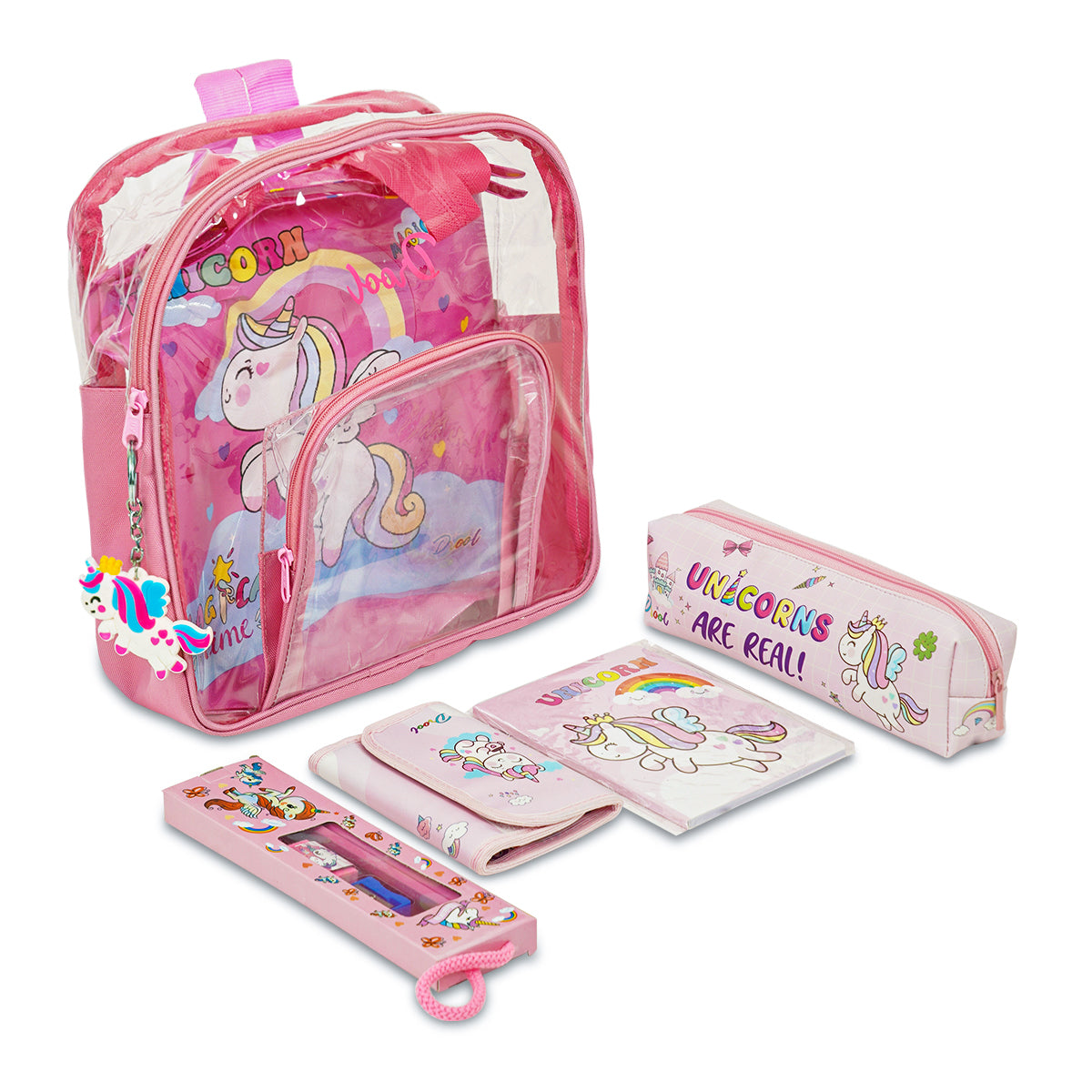 Ilearnnngrow - 11-in 1 Stationary Set - Themes Unicorn