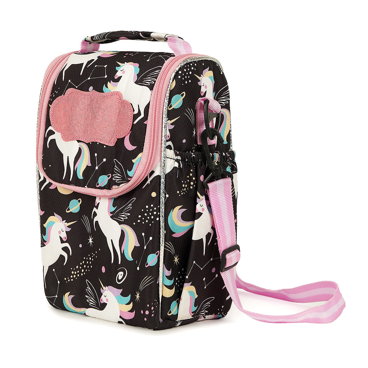 Insulated Lunch Box Bag- Unicorn Pink