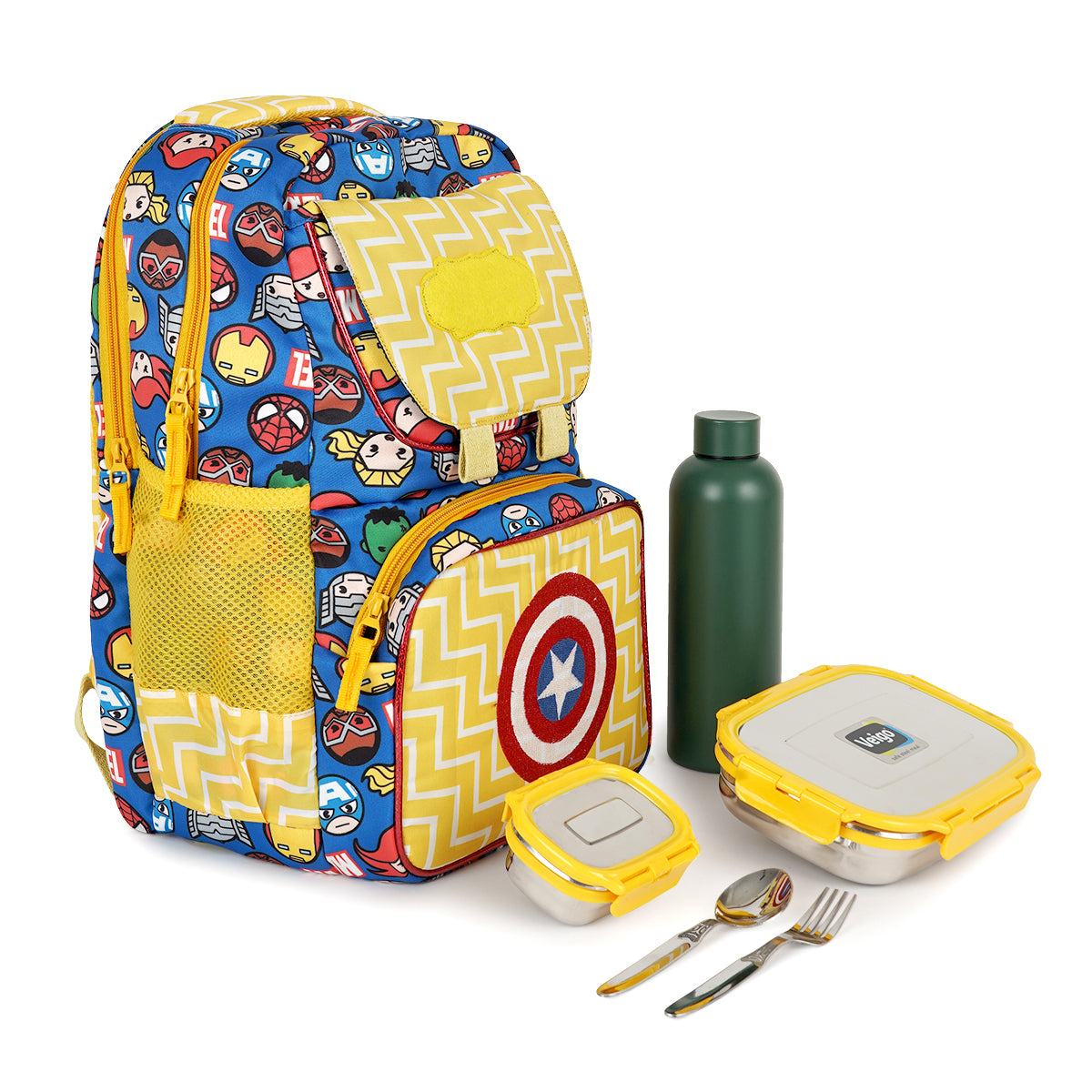 School Essential Backpack Combo -captain America