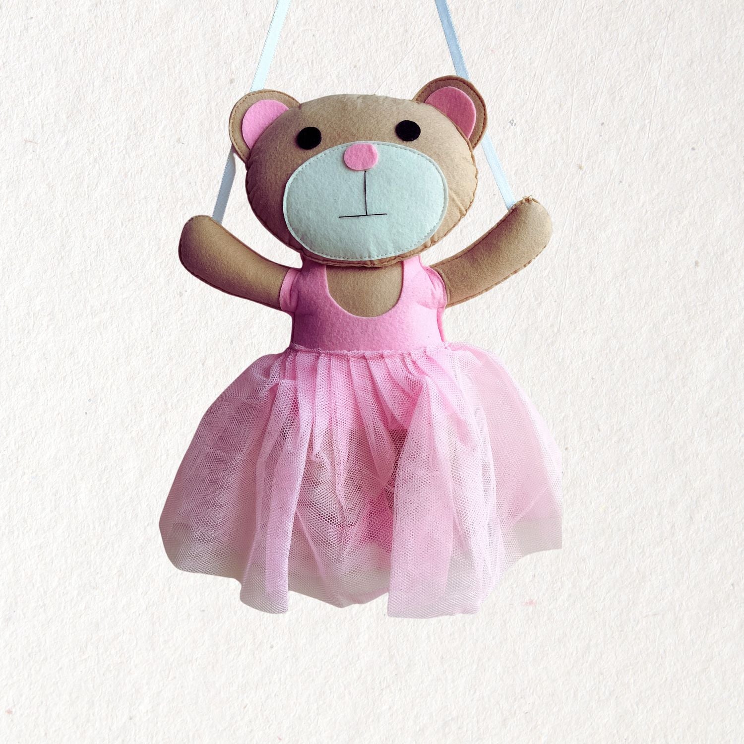 ilearnngrowTeddy Doll Personalised Name Hanging