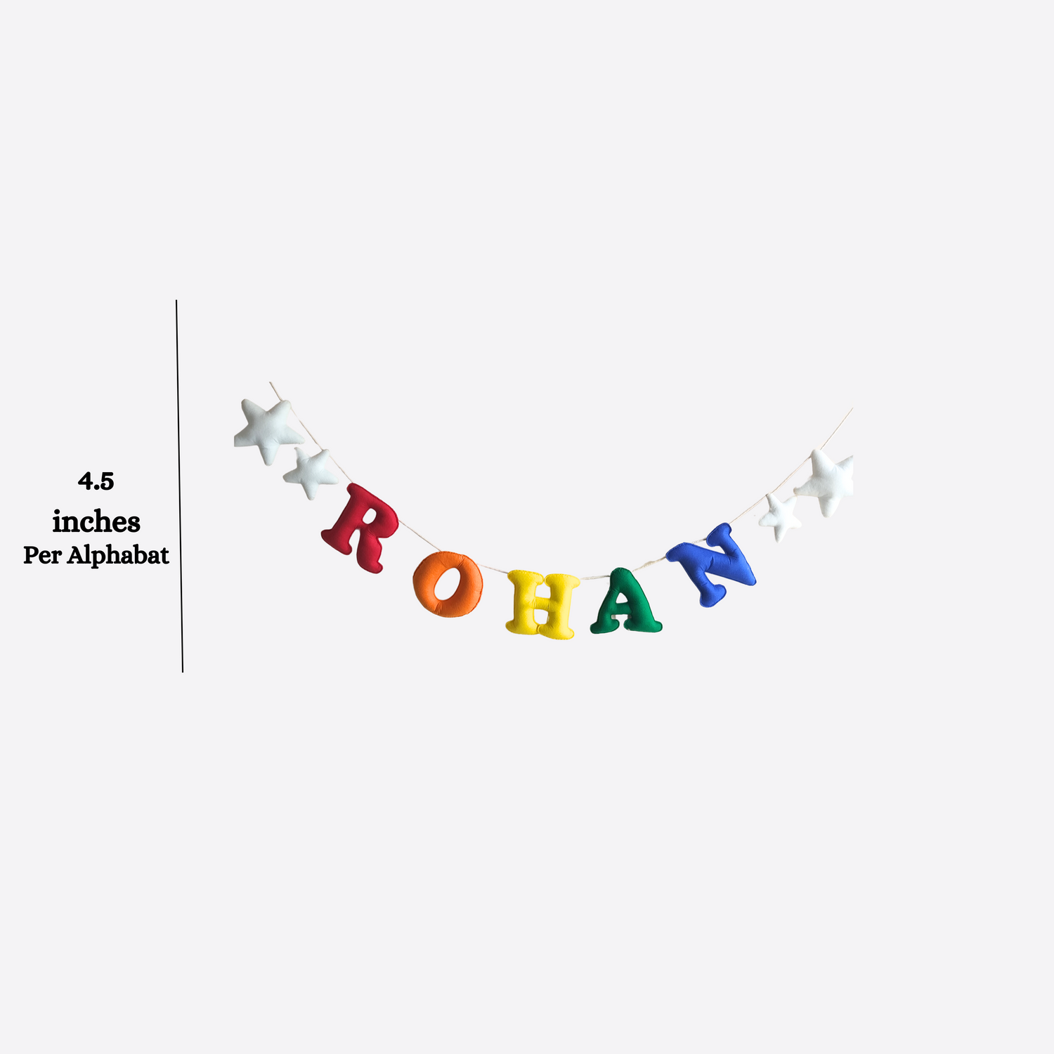 ilearnngrowRainbow Colourful Personalised Name Bunting