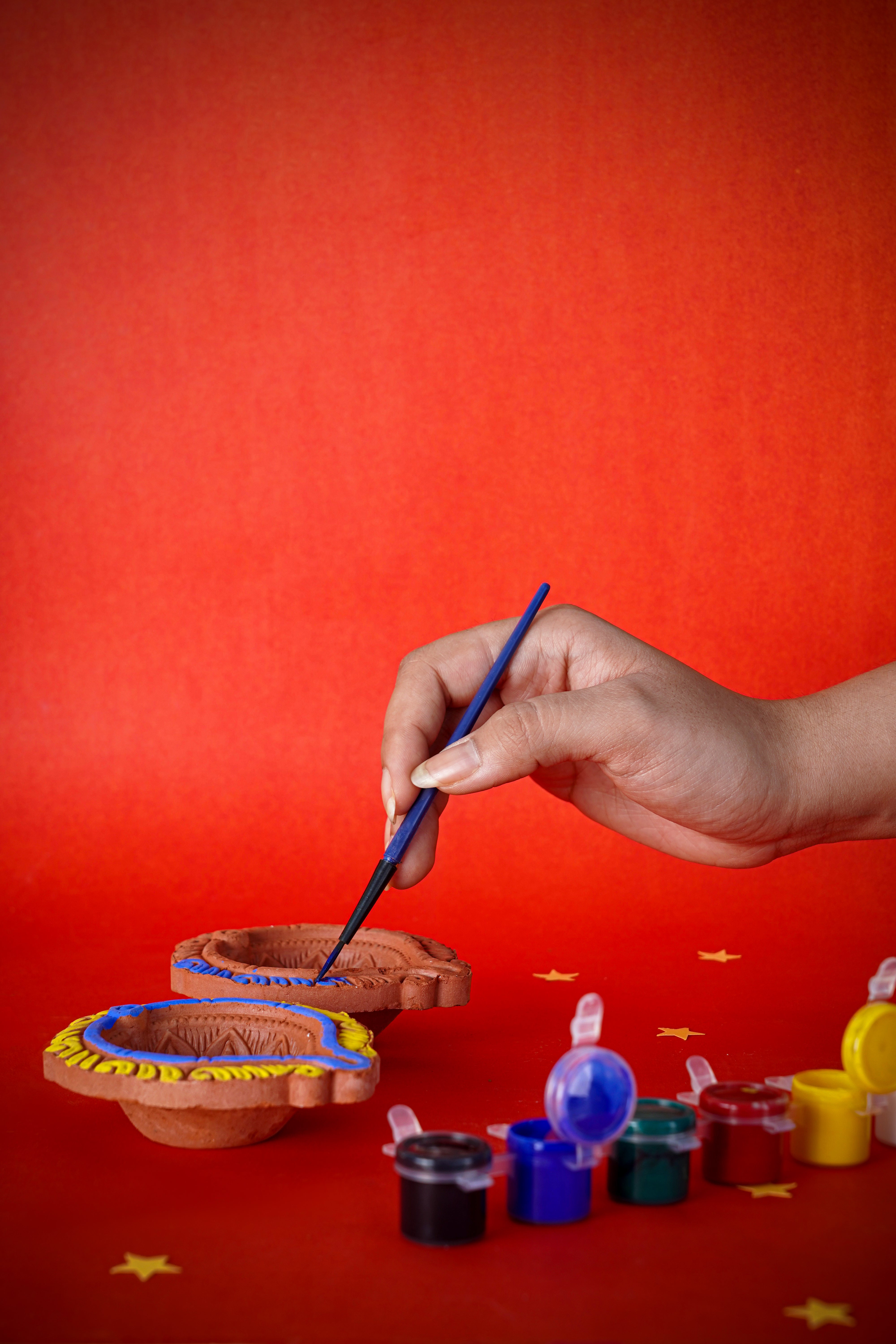 DIY - Paint and Decorate Your Own Diyas