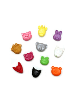 Mini animal heads - set of 8