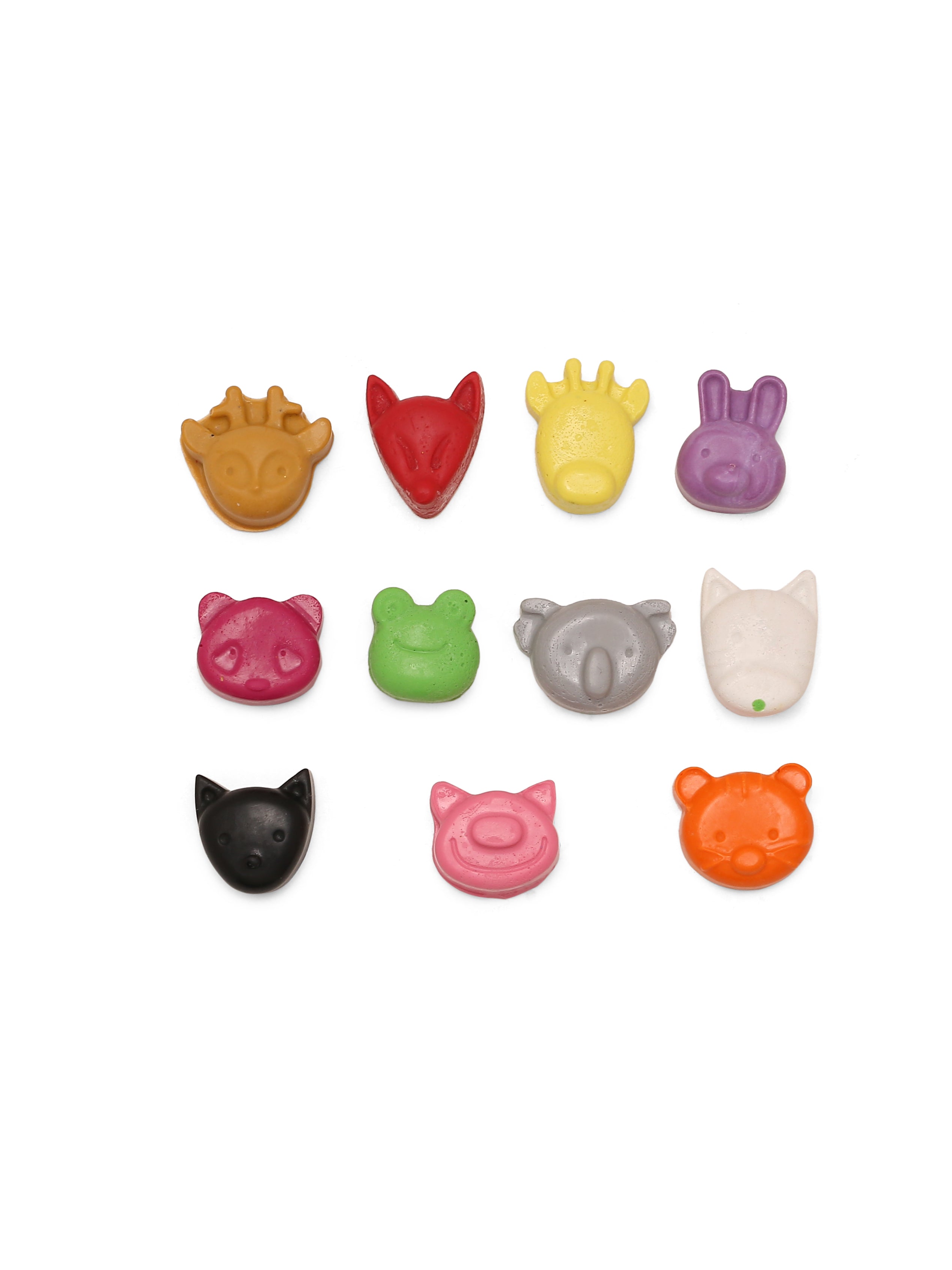 Mini animal heads - set of 8