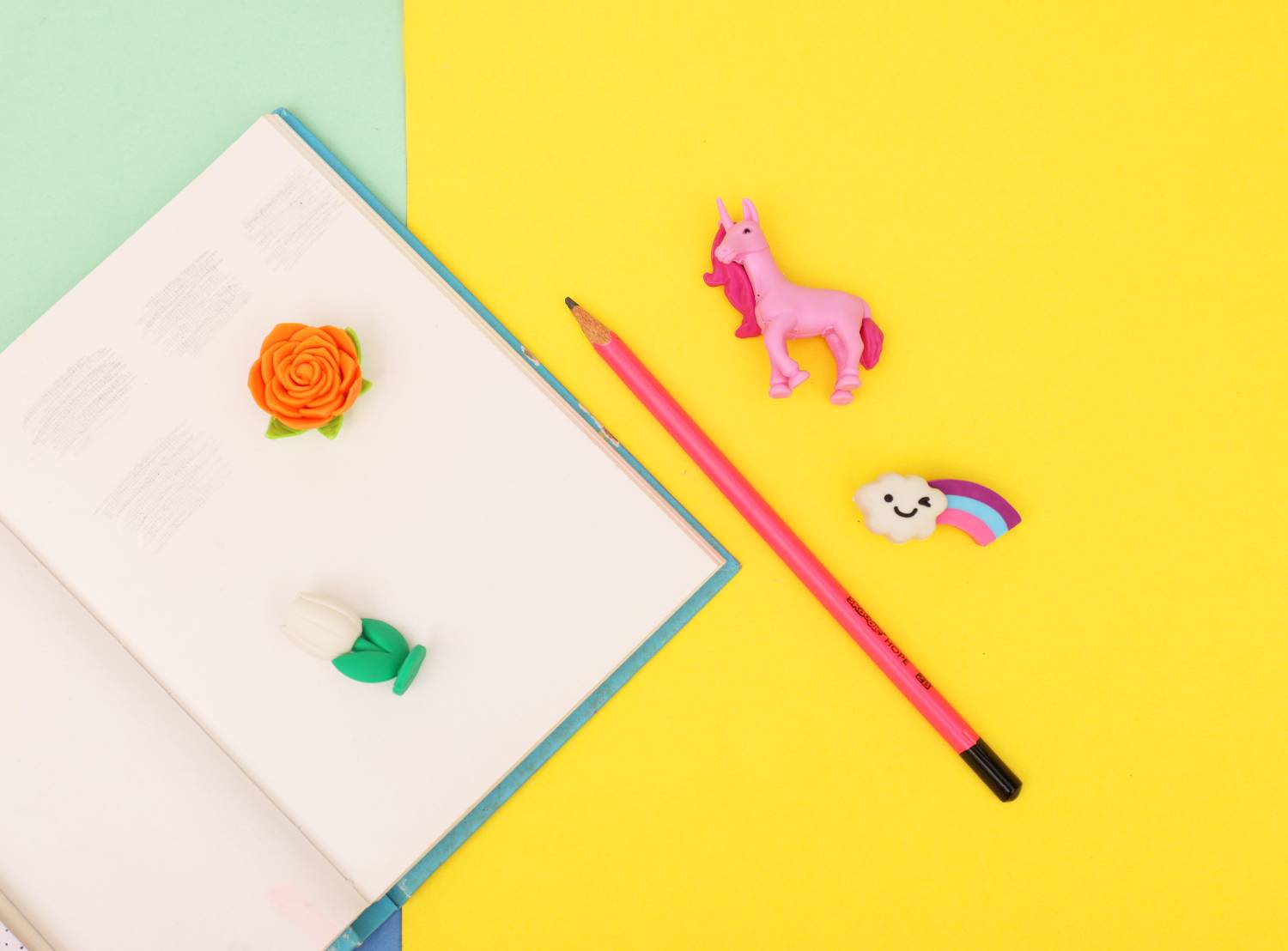 ilearnngrow Unicorn Eraser Set