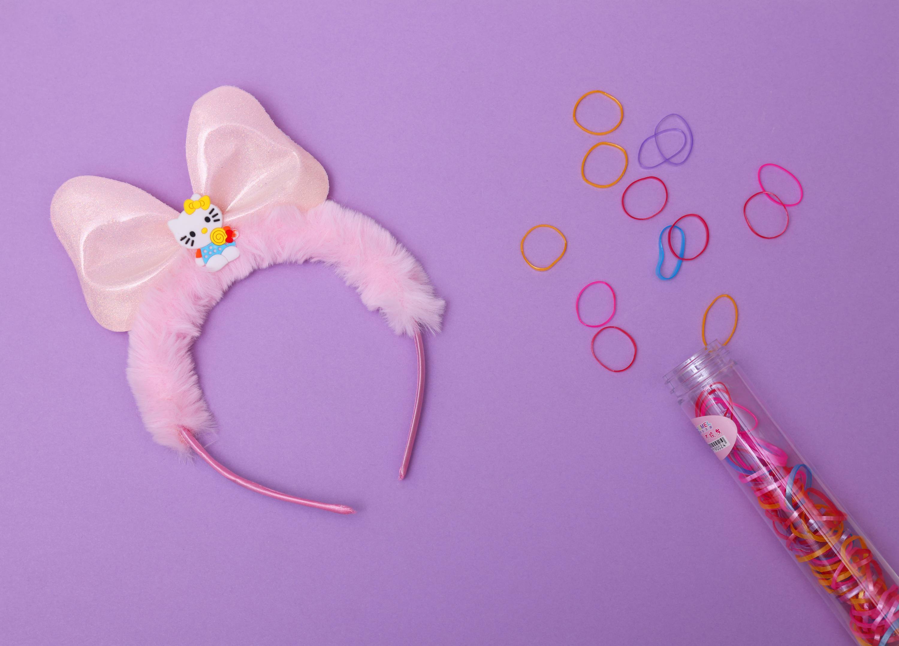 ilearnngrow Hello Kitty Hair Accessories Set - Pastel Pink