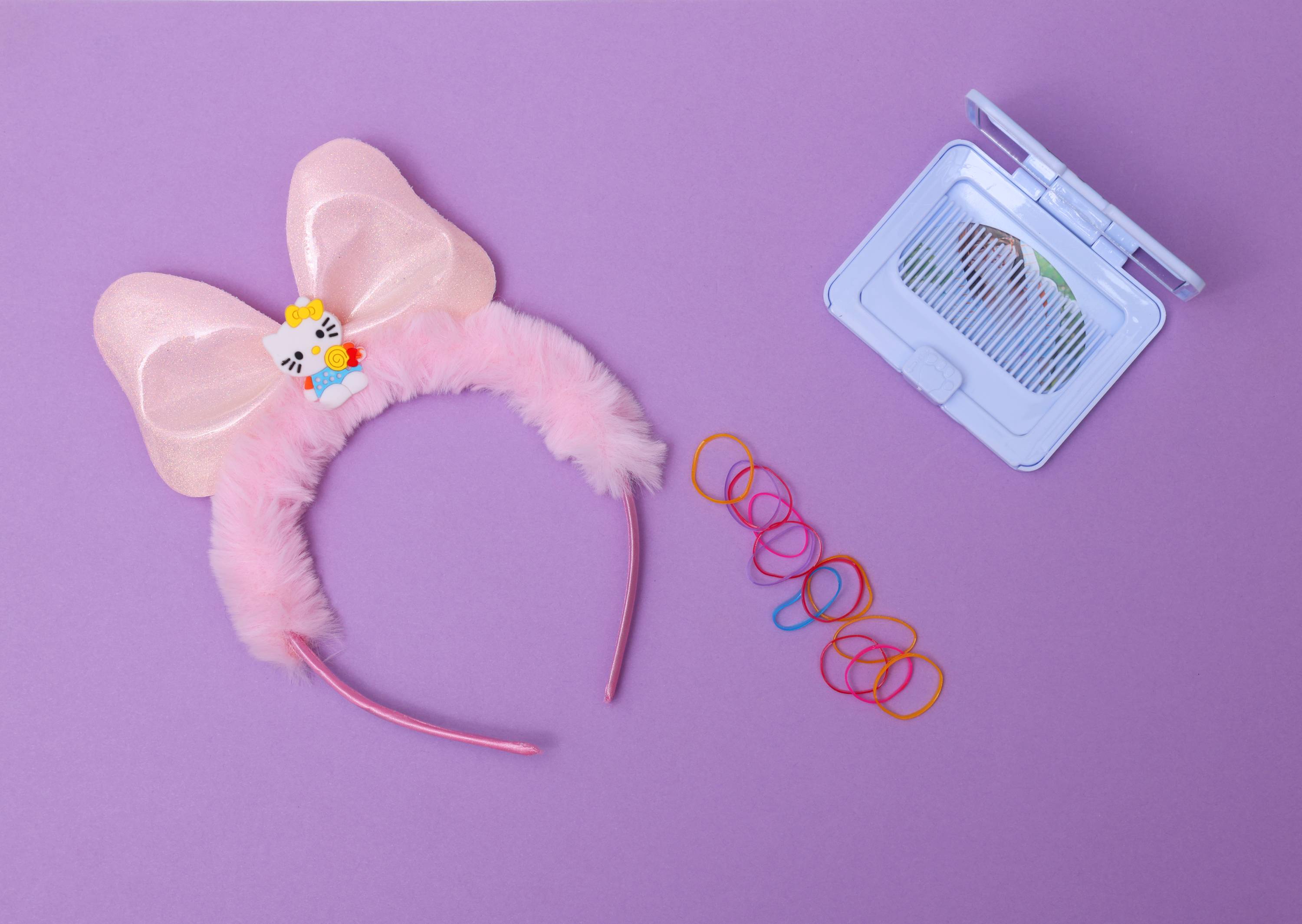 ilearnngrow Hello Kitty Hair Accessories Set - Pastel Pink