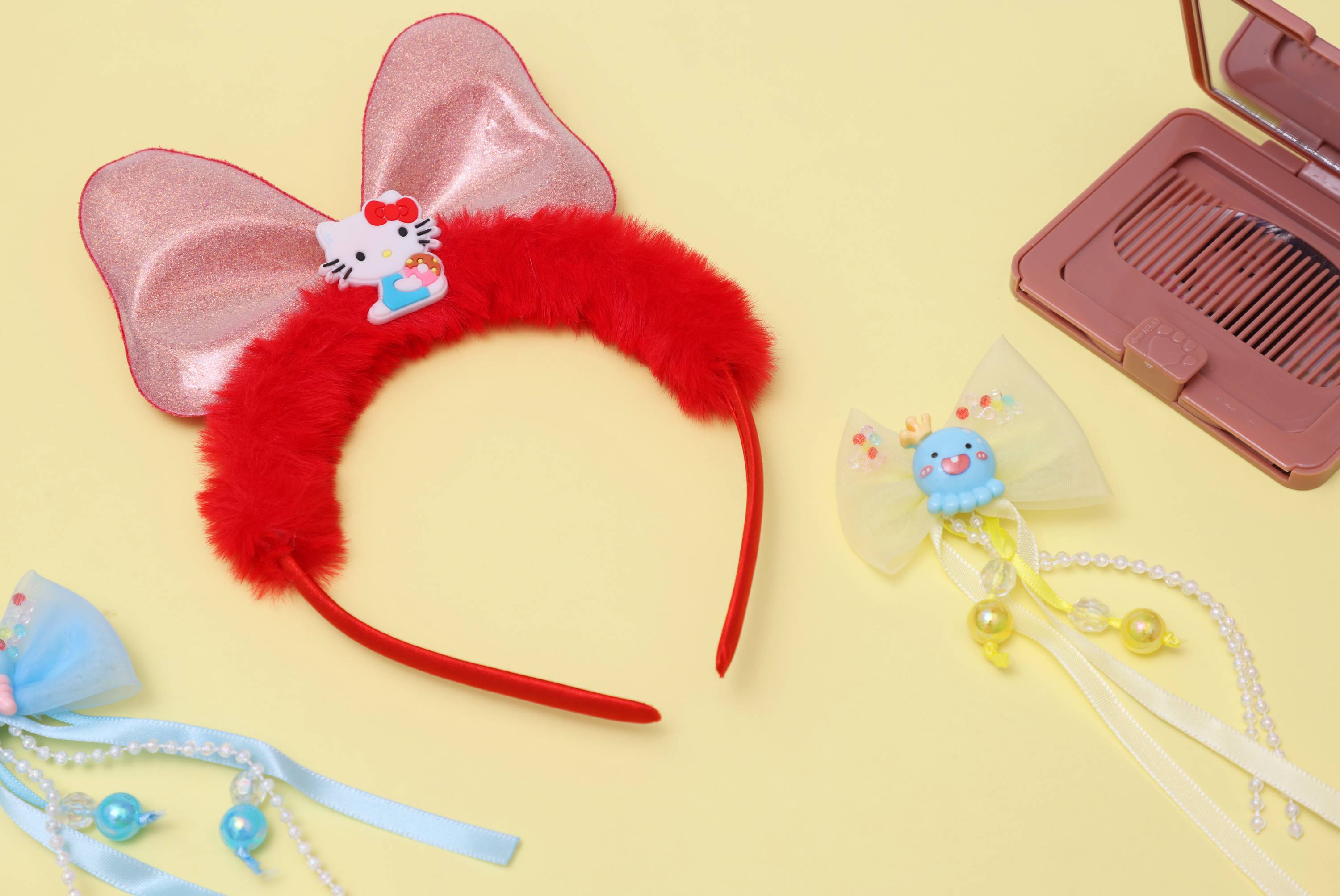 ilearnngrow Hello Kitty Hair Accessories Set - Red