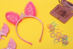 ilearnngrow Princess Hair Accessories Set - Pink