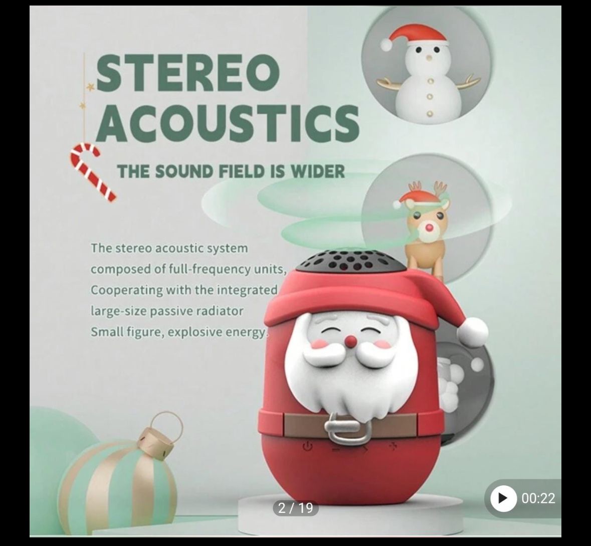 ilearnngrow Santa Stereo Accoustics system