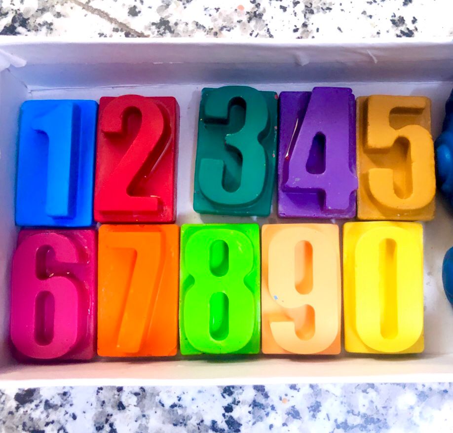 The Number Crayon set 1-10