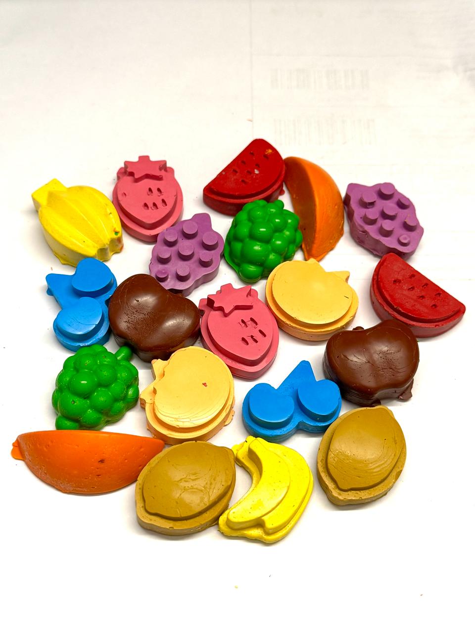 Fruit Crayon set of 8