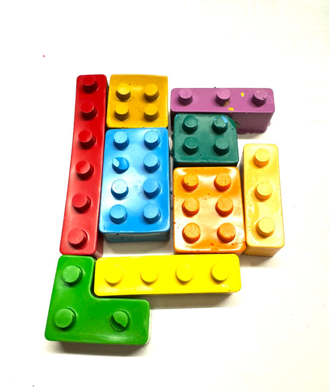 Building Block Crayons set of 8