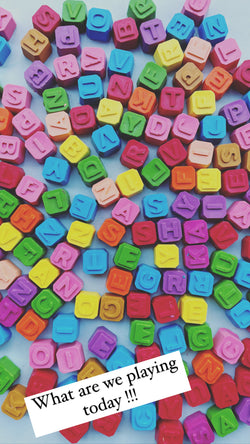 Scrabble Crayon set of 30