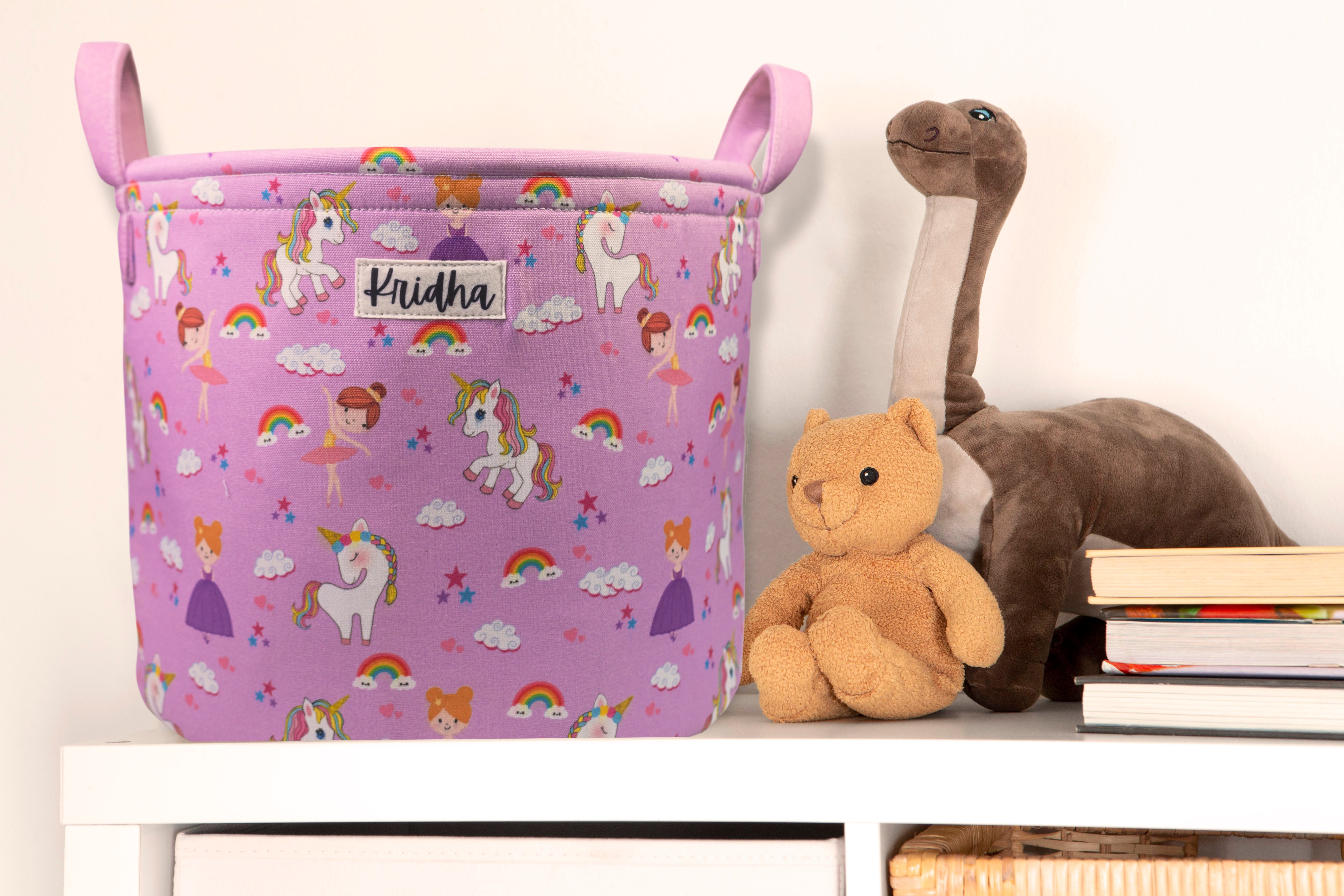 ilearnngrowPlayful Personalised Toy Basket